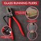 Glass Cutter, Glass Cutting Tool with Tile Nippers for Stained Glass Tiles Mosaic Cutting